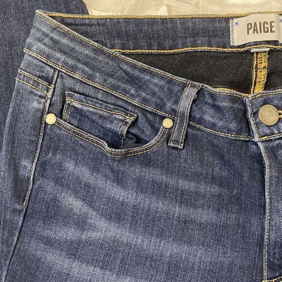 Paige Verdugo  Skinny Stretch Ankle Jeans Nottingham‎ Dark Wash Size 31 - Picture 5 of 15